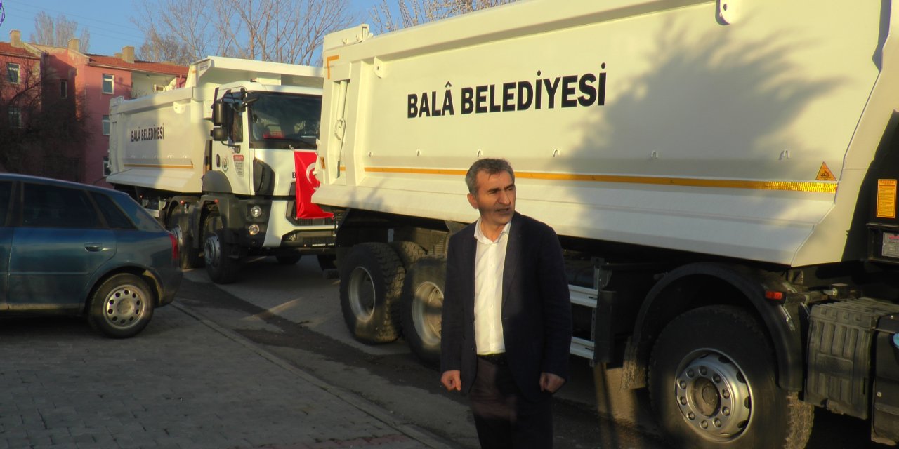 Bala Belediyesi araç filosunu güçlendirdi