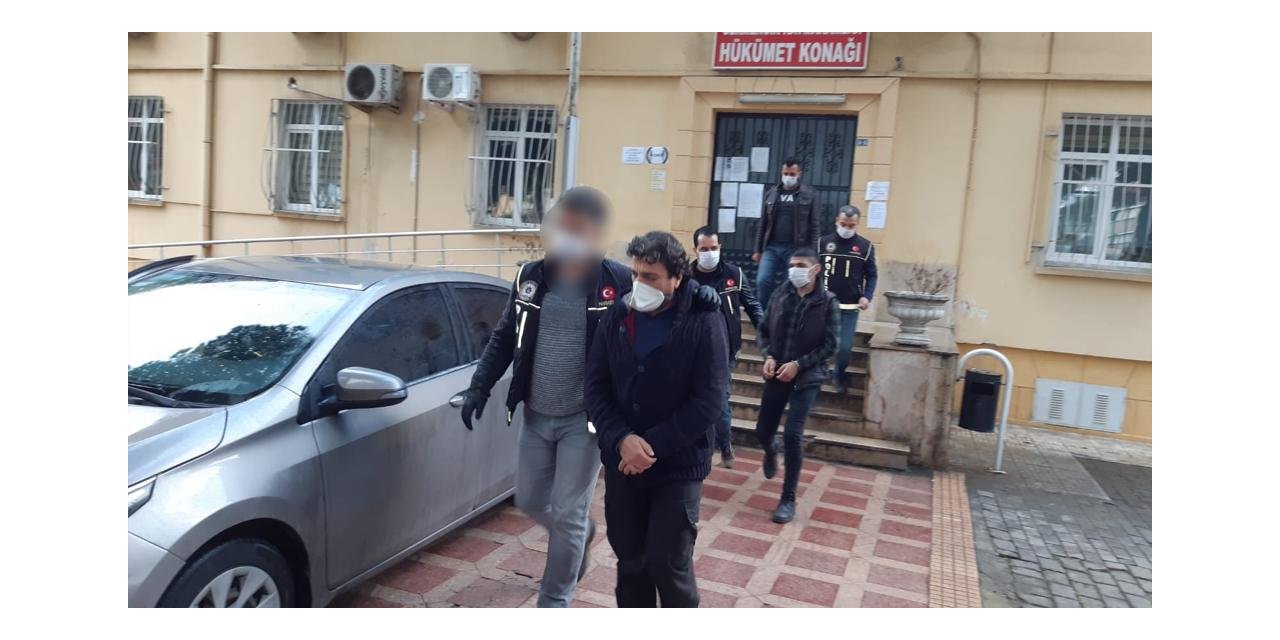 Aydın'da uyuşturucu operasyonunda gözaltına alınanlara "sosyal mesafe" cezası