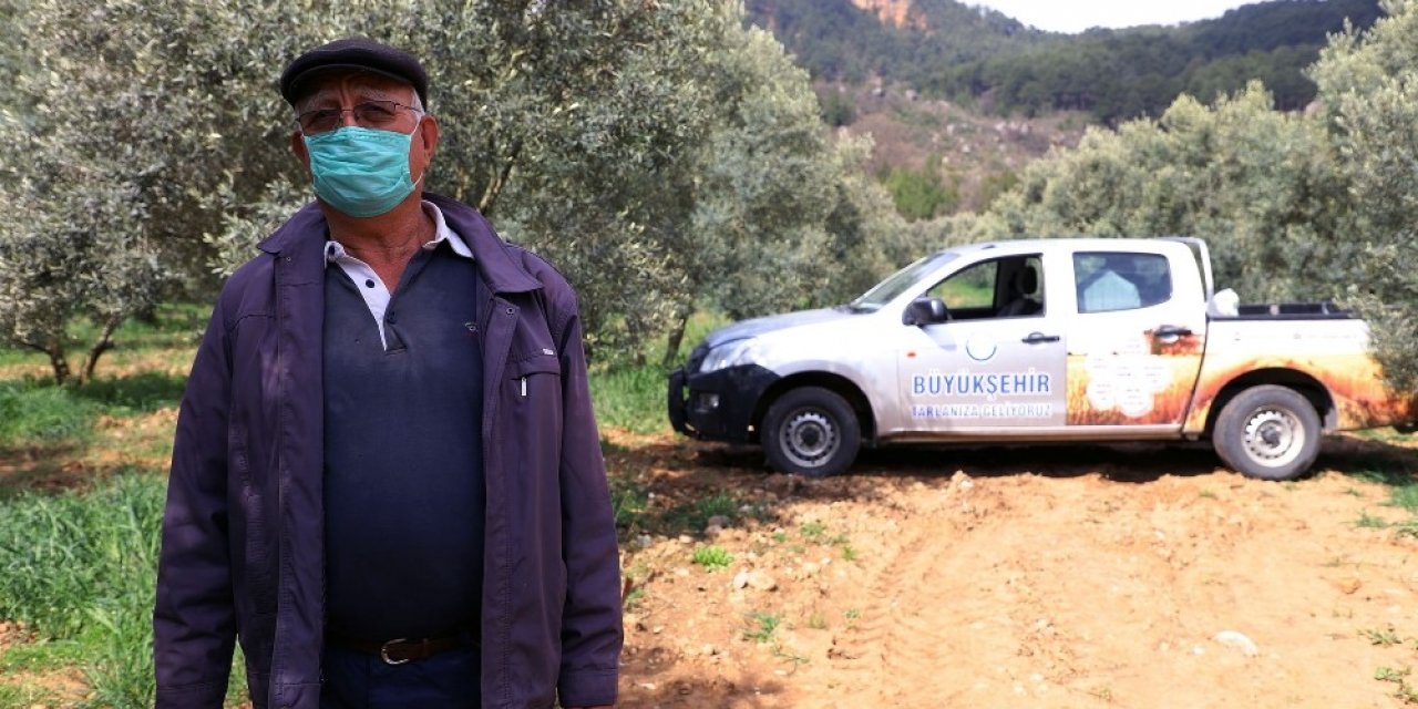 Büyükşehir üreticiyi unutmadı