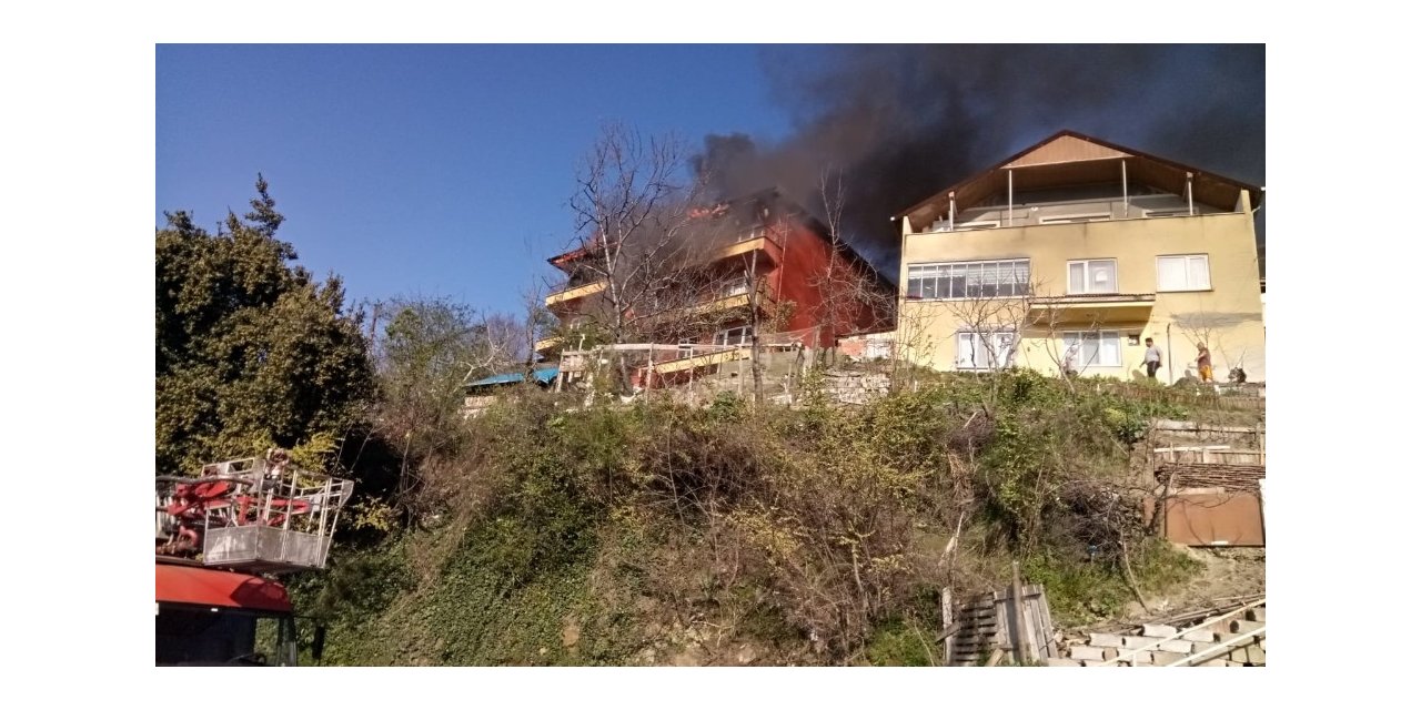 Zonguldak’ta yangın: 2 daire kullanılamaz hale geldi