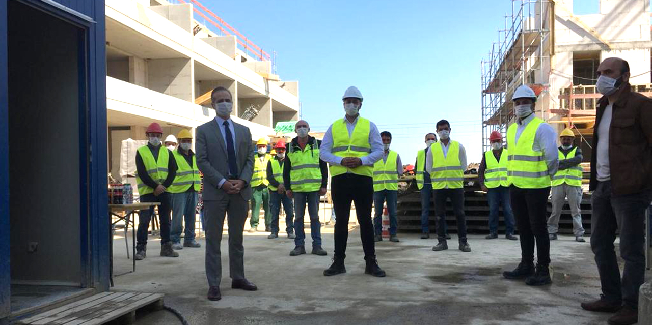 Almanya'da çalışan Türk işçilerden destek anlamlı destek