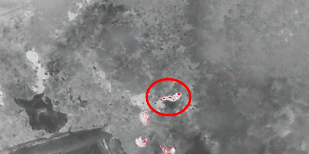 Arazide kaybolan alzaymır hastası termal kameralı dronla bulundu