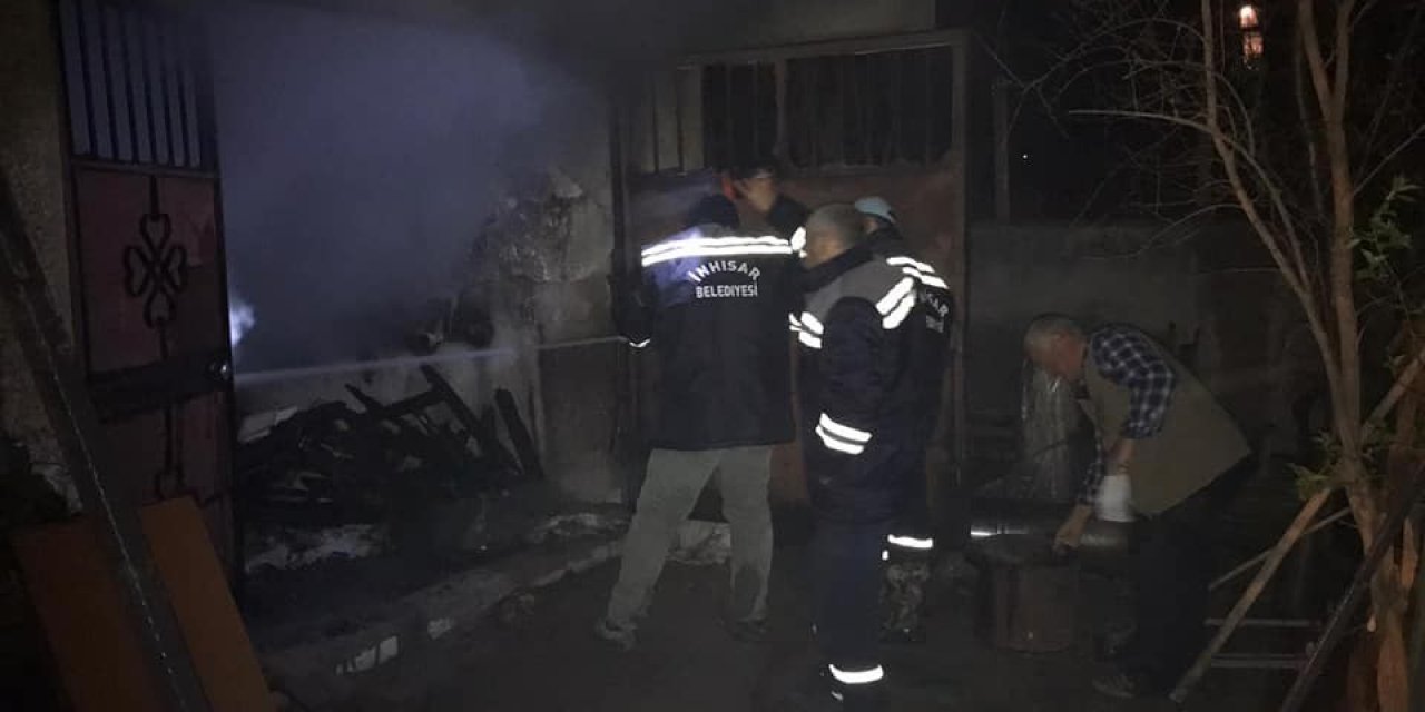 Bilecik’te meydana gelen ev yangını korkuttu