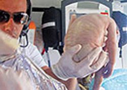 8 bin 500 feet'te doğdu