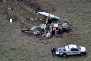 ABD'de ambulans uçak düştü