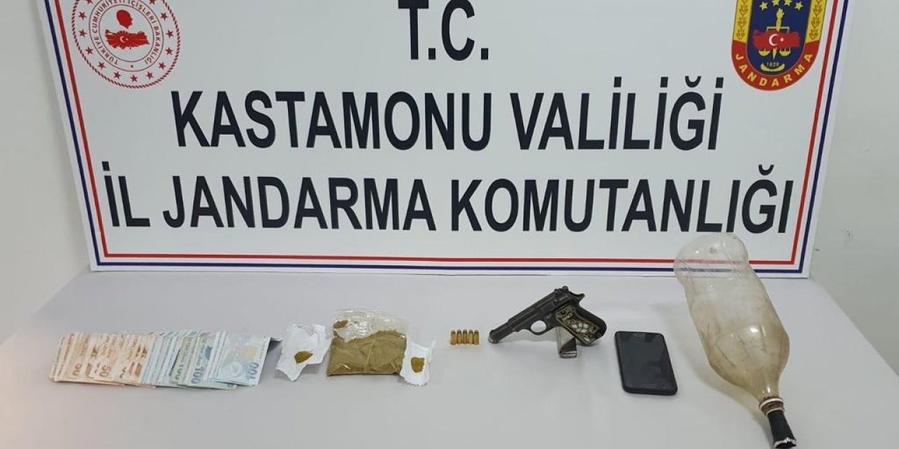 Kastamonu'da uyuşturucu operasyonunda yakalanan şüpheli tutuklandı