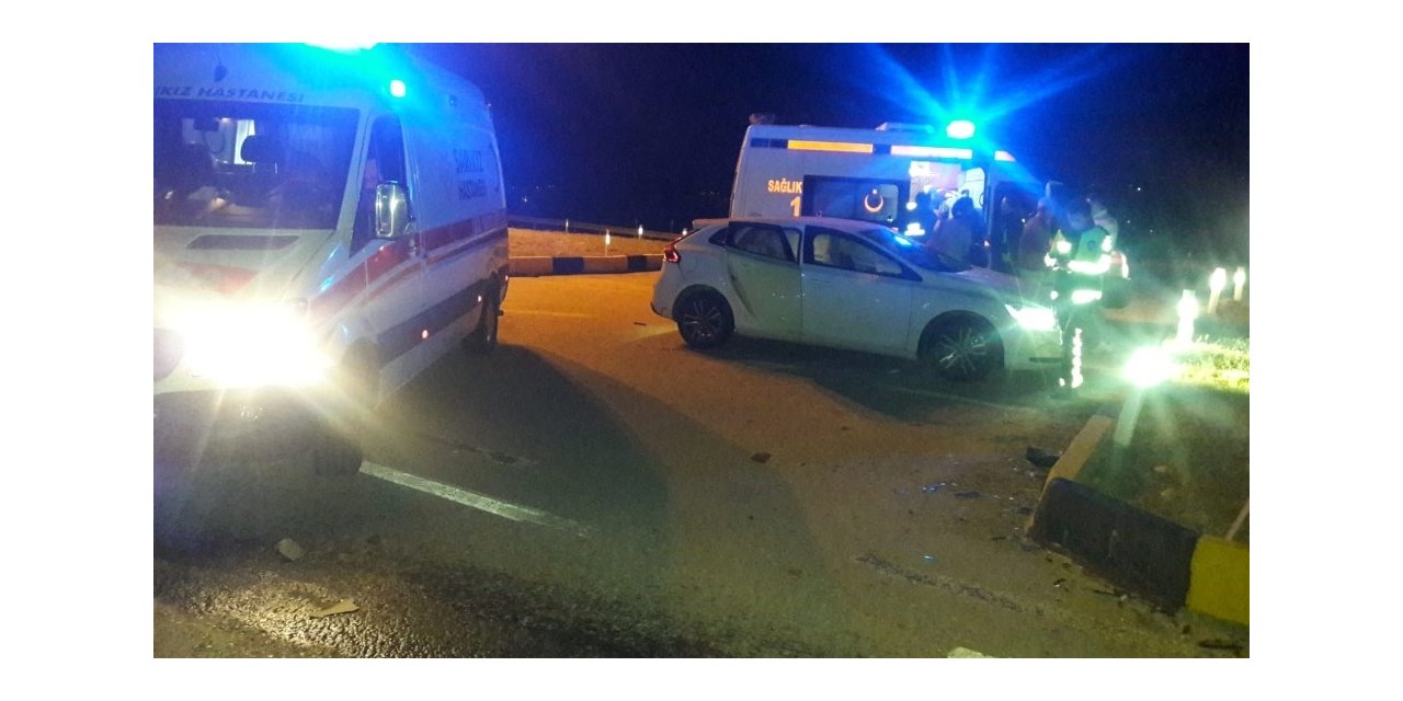 Manisa’da iki otomobil çarpıştı: 6 yaralı