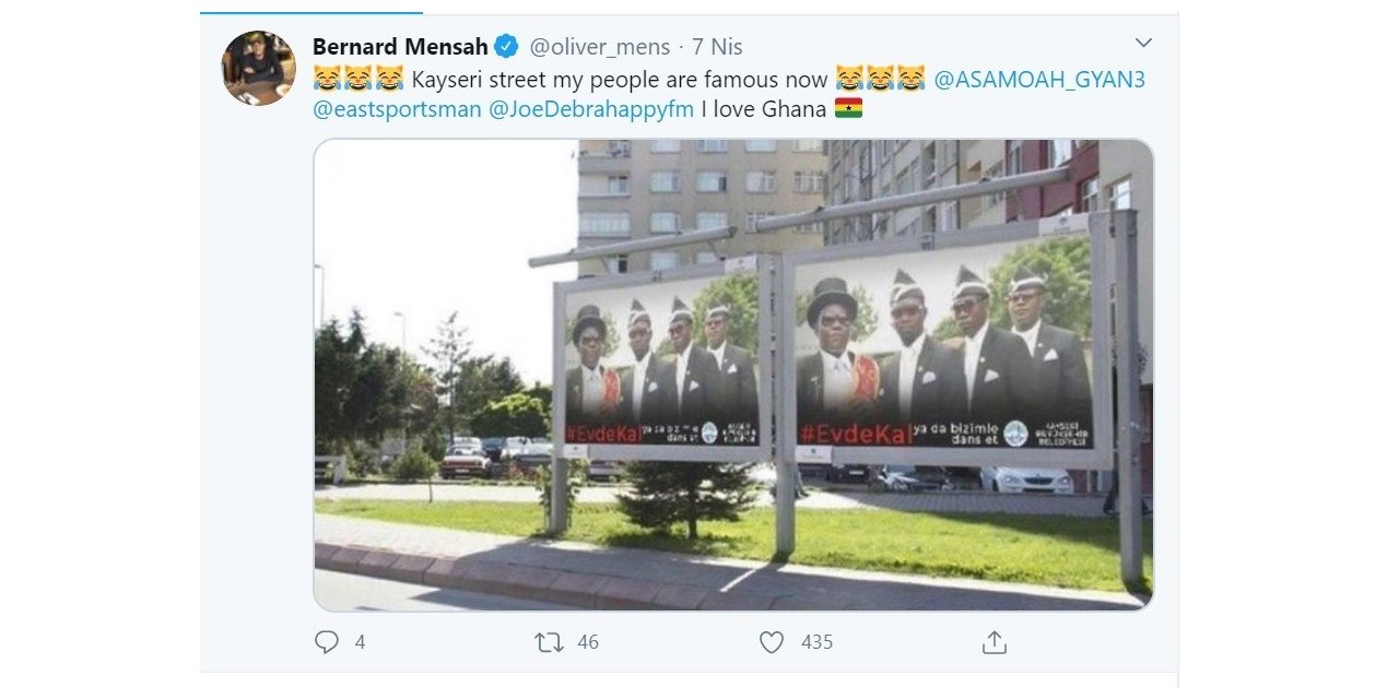 Mensah’tan güldüren paylaşım