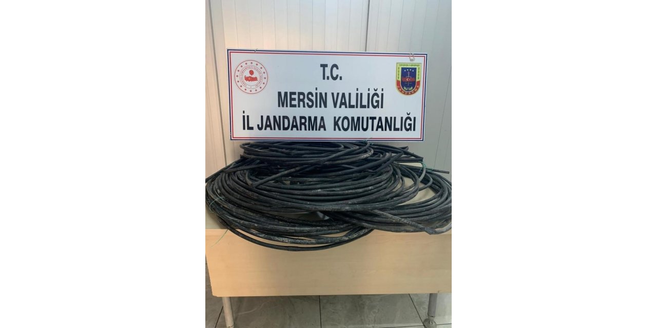 Damlama borularını çalan hırsızlar yakalandı