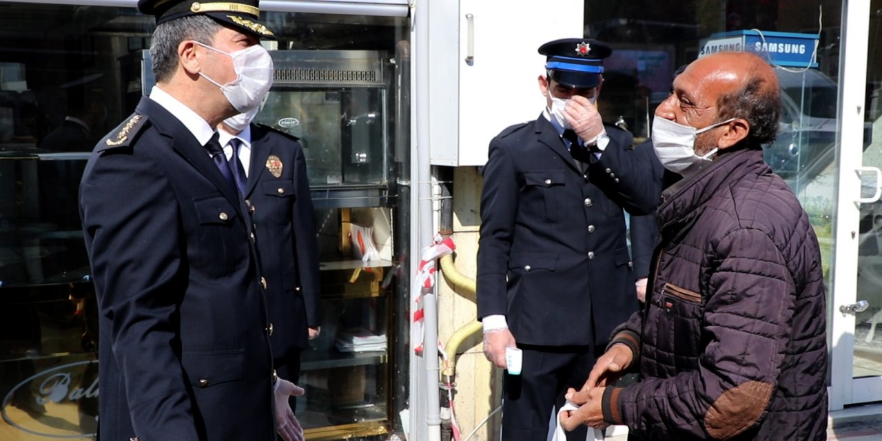 Edirne Emniyet Müdürü Kurt Kovid-19 önlemlerini denetledi