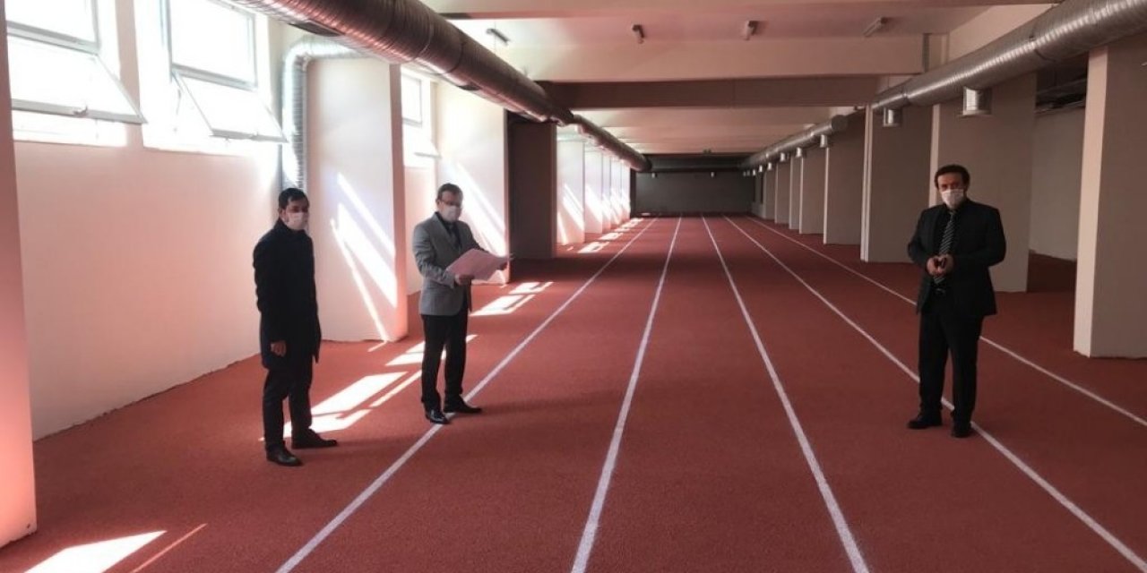 Atletizm pisti tribünü mayıs sonu hazır