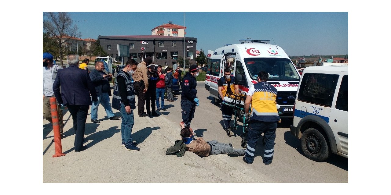 Tekirdağ’da trafik kazası: 2 yaralı