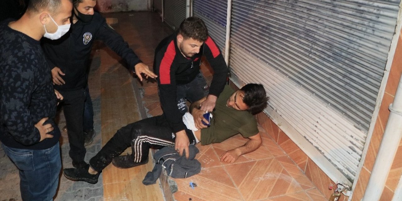 Adana’da bıçaklı kavga: 1 yaralı
