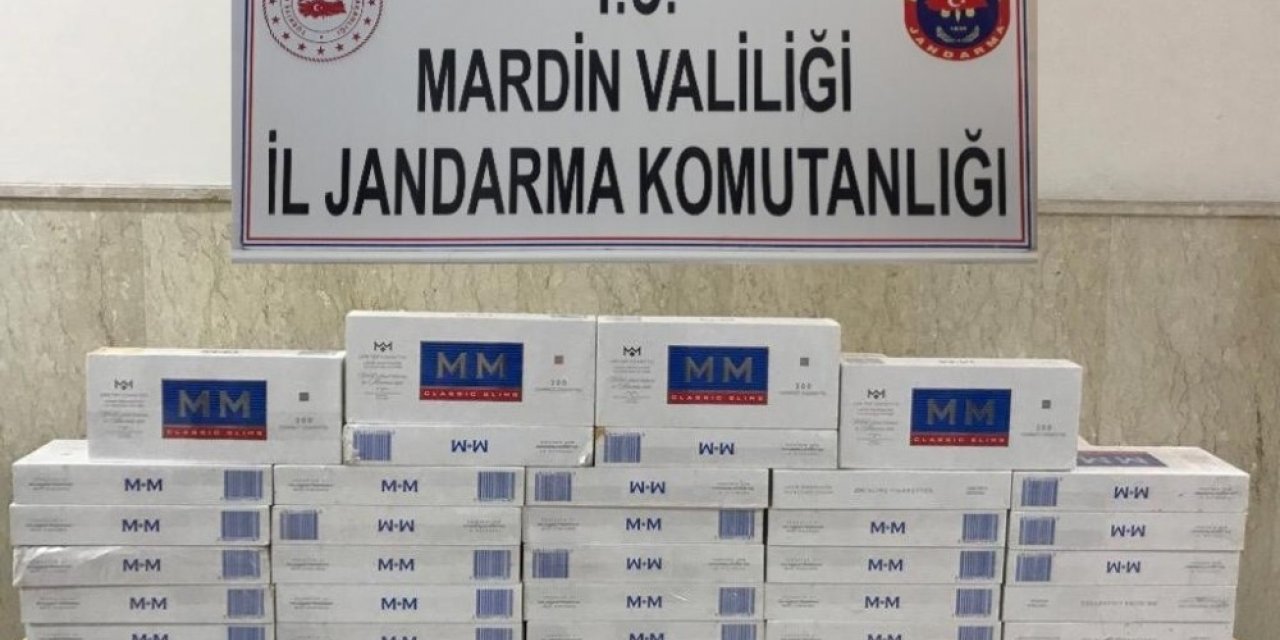Mardin’de 2 bin 440 paket kaçak sigara ele geçirildi
