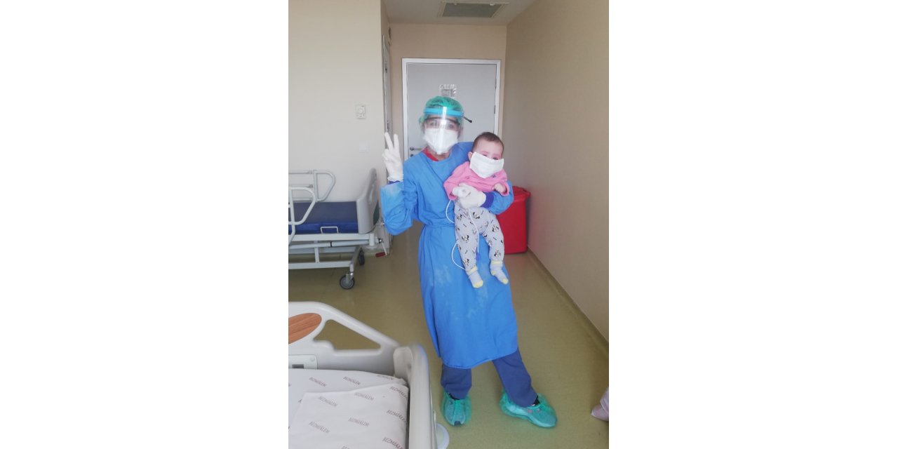 Dört aylık Asya bebek koronavirüs savaşını kazandı