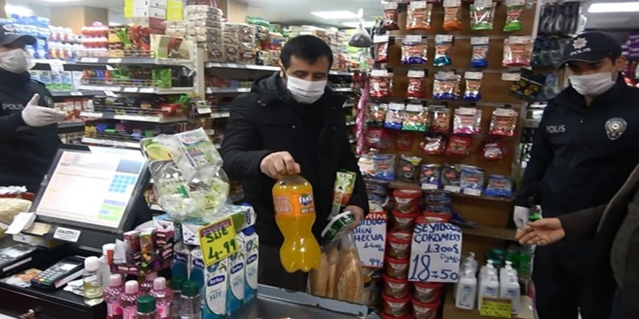 GİZLİ MARKETE BASKIN YAPILDI