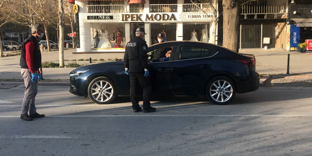 Konya polisinden sokaklarda sıkı denetim!