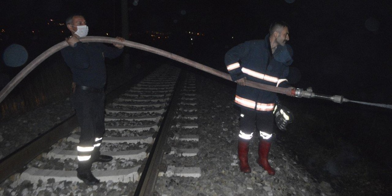 Kütahya Tavşanlı'da çıkan yangın kısa sürede söndürüldü