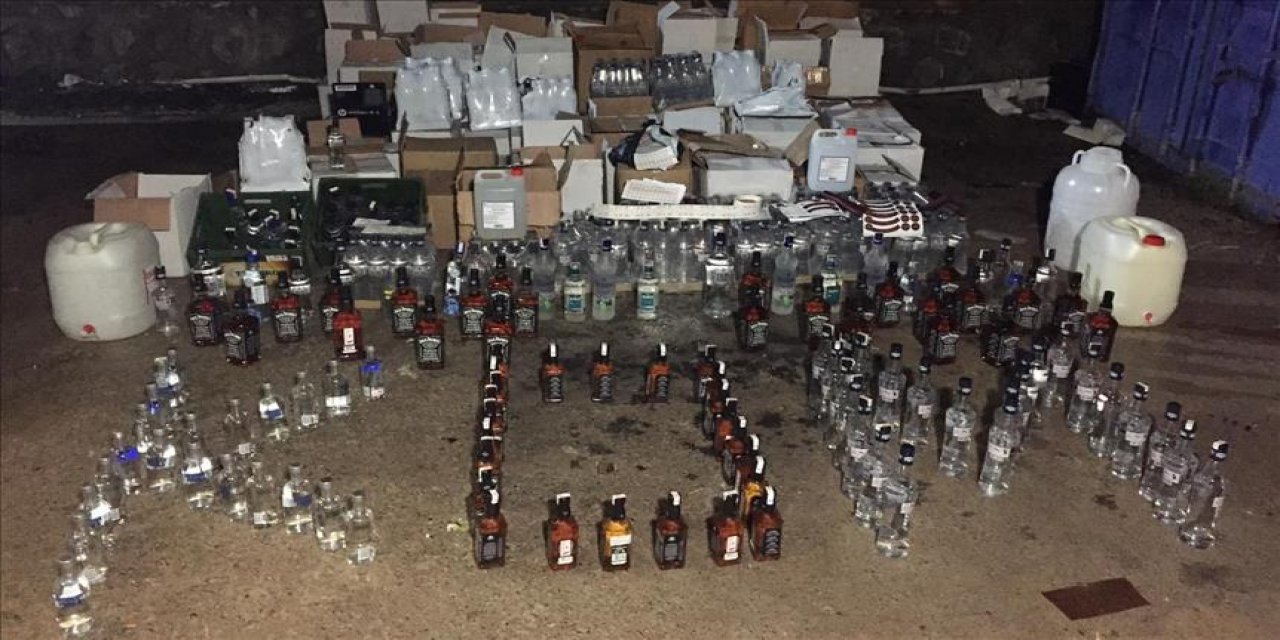 Konya'da Kaçak İçki Operasyonu