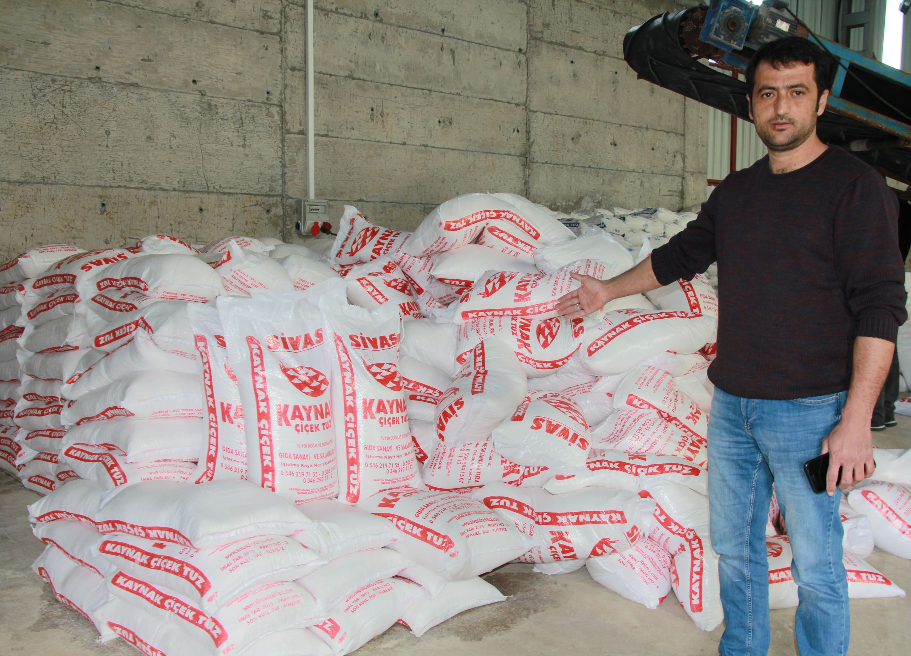 Nakliye durunca, tuzlar elde kaldı