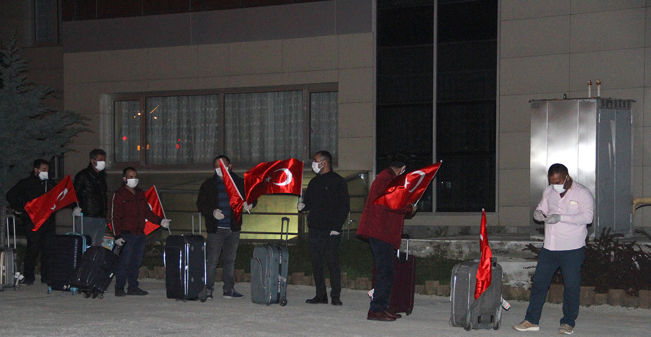 Irak'tan getirilen 371 kişi Kayseri ve Nevşehir'de karantinaya alındı