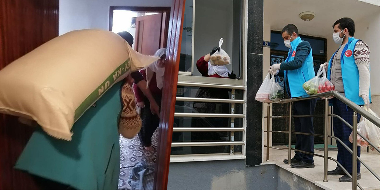 Vefakar din görevlileri de yardım mesaisinde