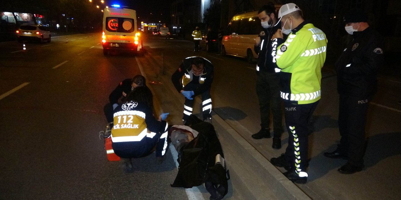 Samsun'daki feci kazada minibüs şoförünün ilginç hareketi