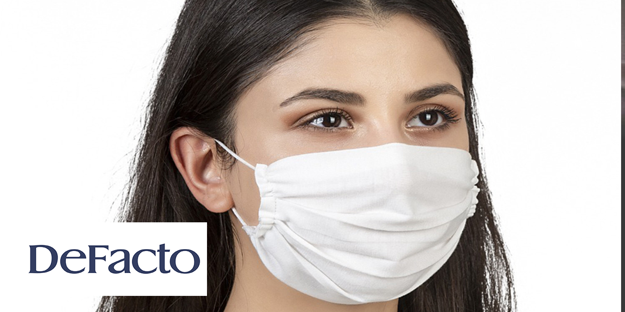 DeFacto anti bakteriyel maske bağışını 2 milyona çıkardı