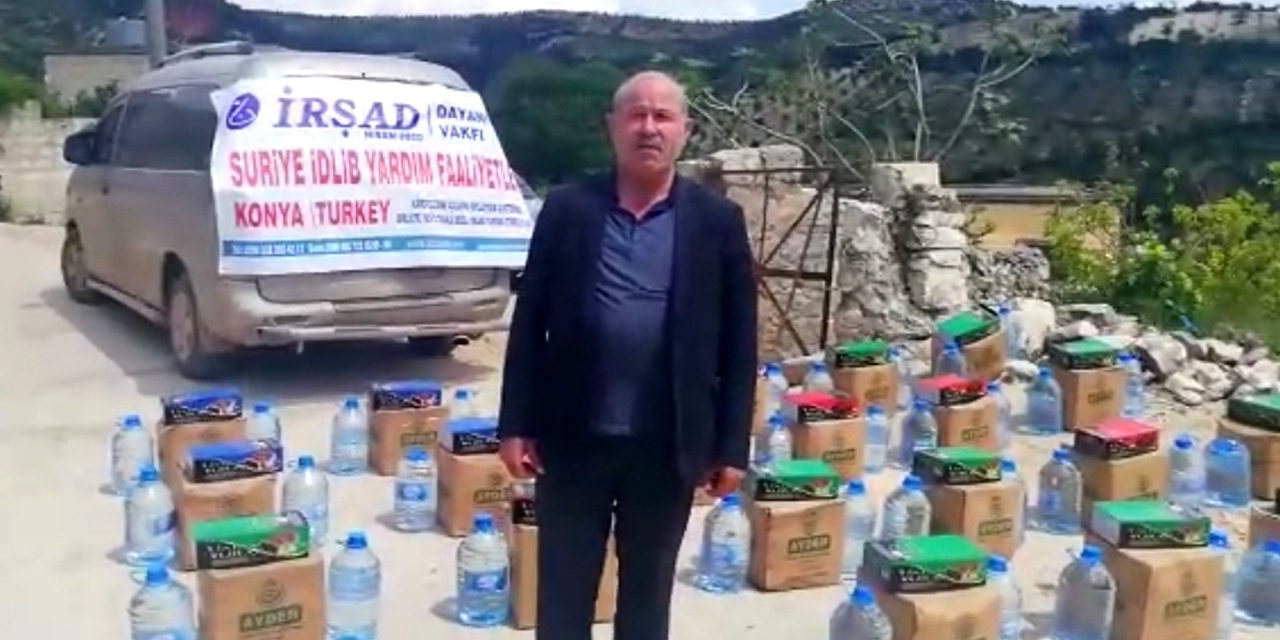 İrşad Dayanışma Vakfı'ndan Suriye'ye yardım