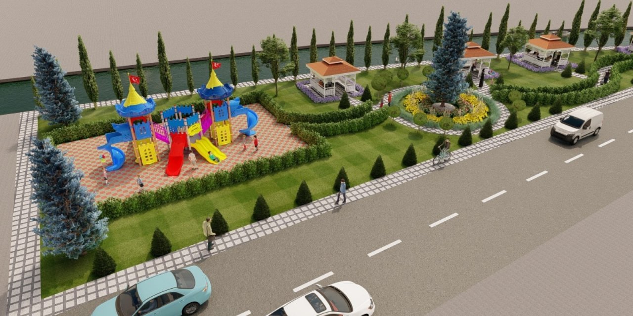 Bozkır'a Yeni Sosyal Park