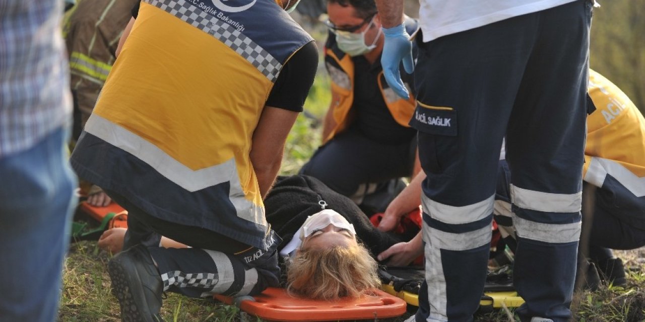 Ellerini dezenfekte ederken uçuruma yuvarlandı