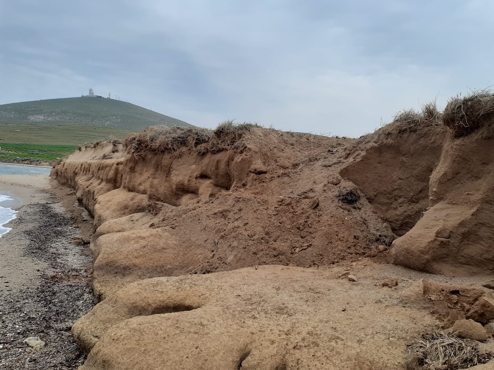 Kaçak kazı ihbarına giden ekipler bin 500 yıllık kiremit mezar buldu