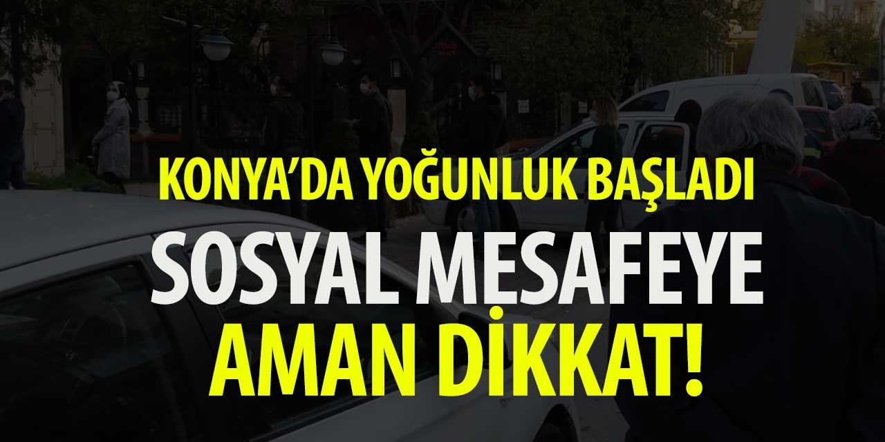 4 günlük sokağa çıkma yasağının hemen öncesinde alışveriş yoğunluğu