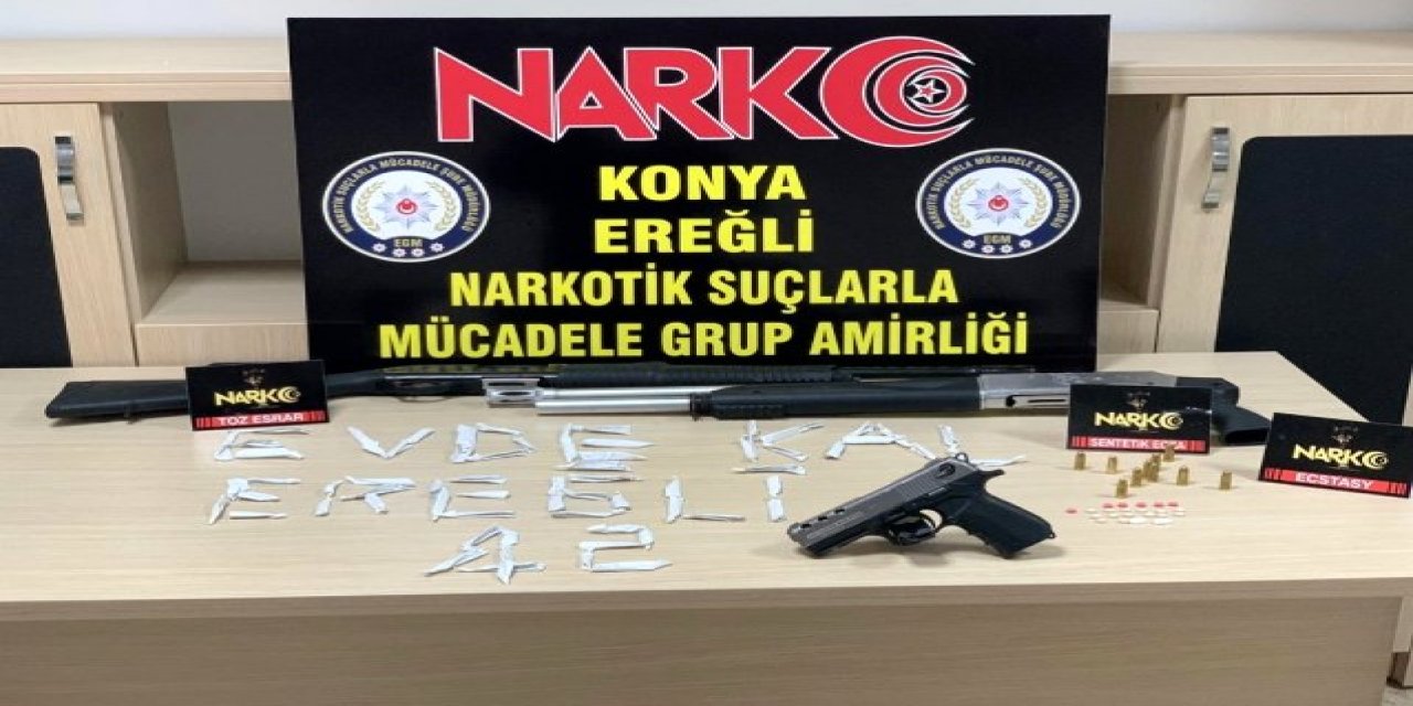 Konya'da uyuşturucu satıcılarına operasyon!
