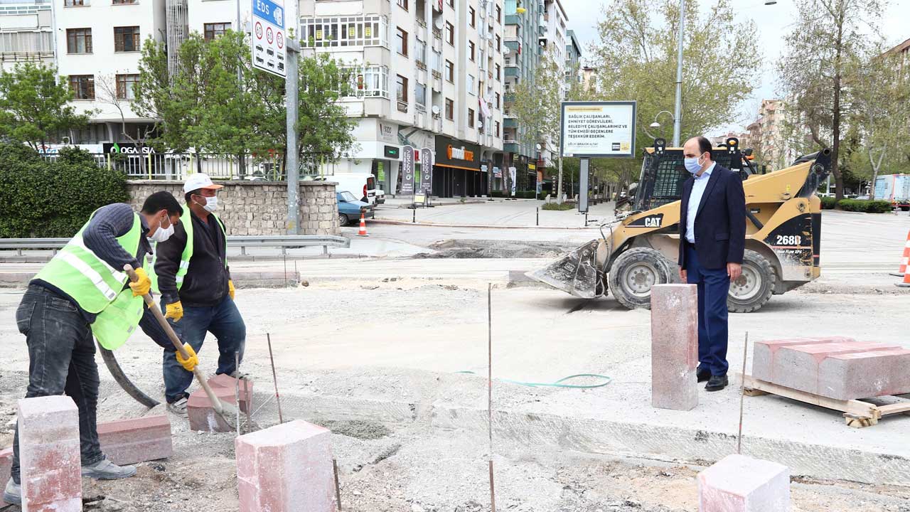 Büyükşehir Belediyesi boş sokakları fırsat bildi