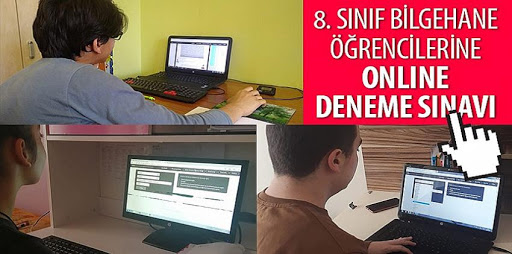 Büyükşehir Belediyesi'nden 8. sınıf öğrencilerine online sınav