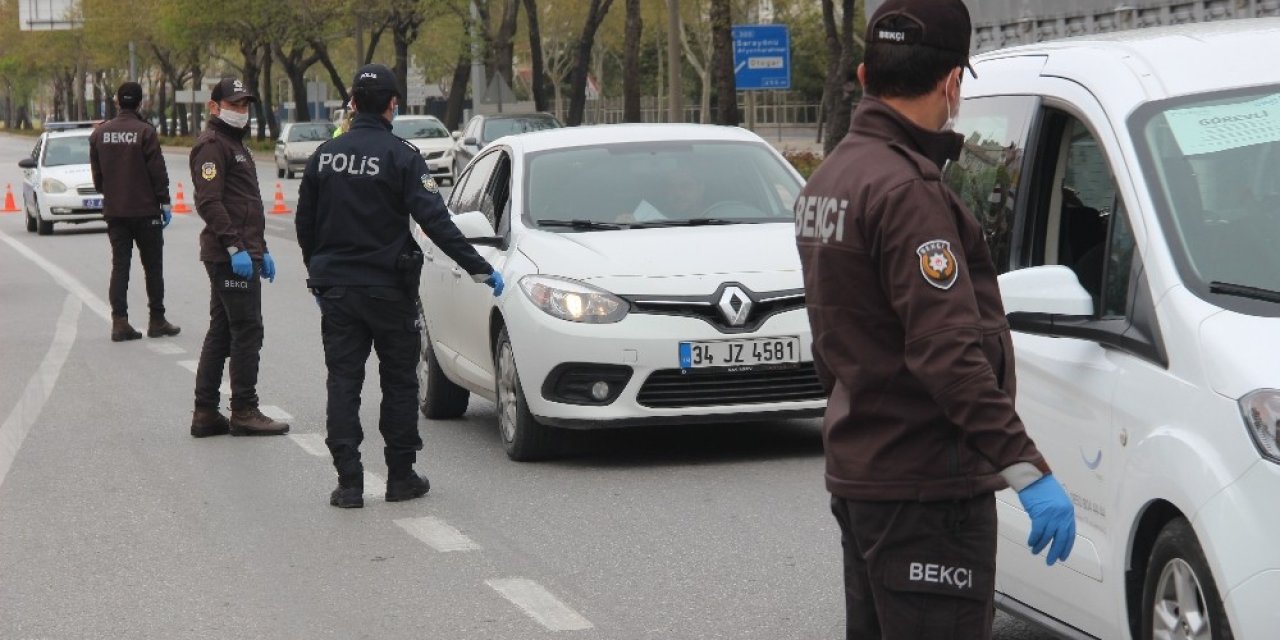 Konya’da kısıtlama kontrolleri sürüyor