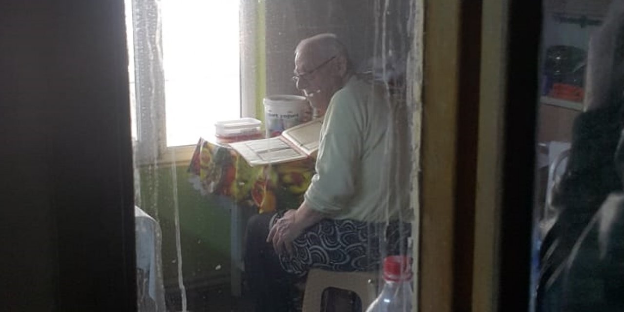 Denizli'de ulaşılamayan yaşlı adam, mutfakta Kur'an okurken bulundu