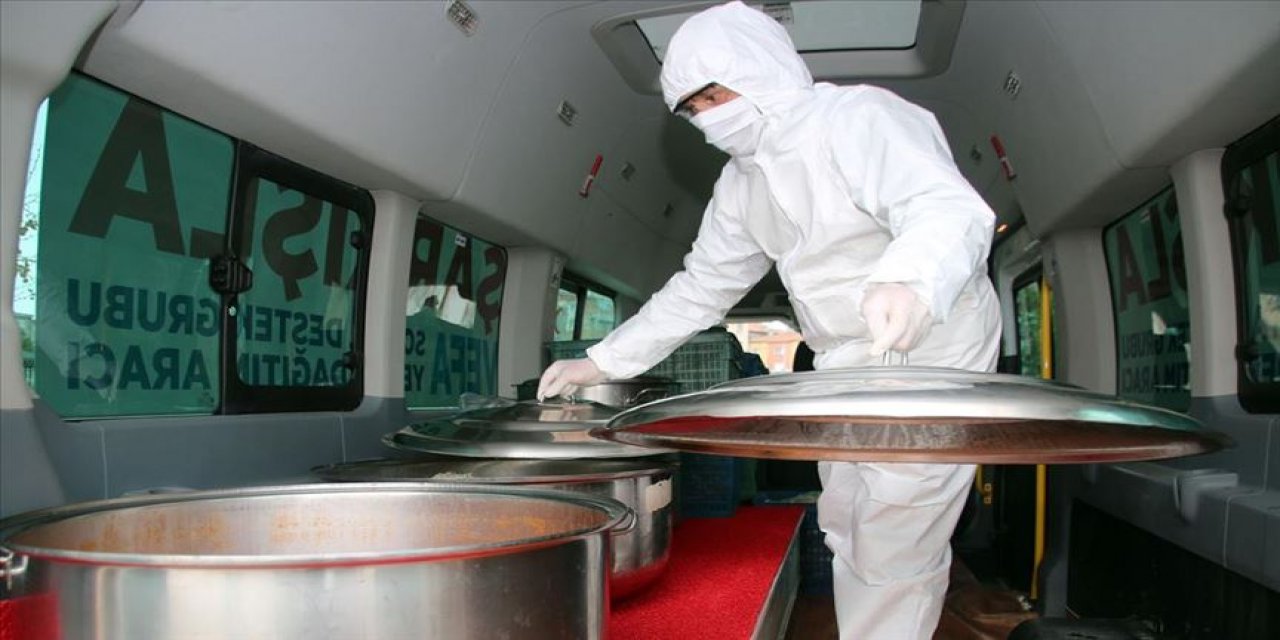 Sivas Şarkışla'da iftar yemekleri evlere servis ediliyor