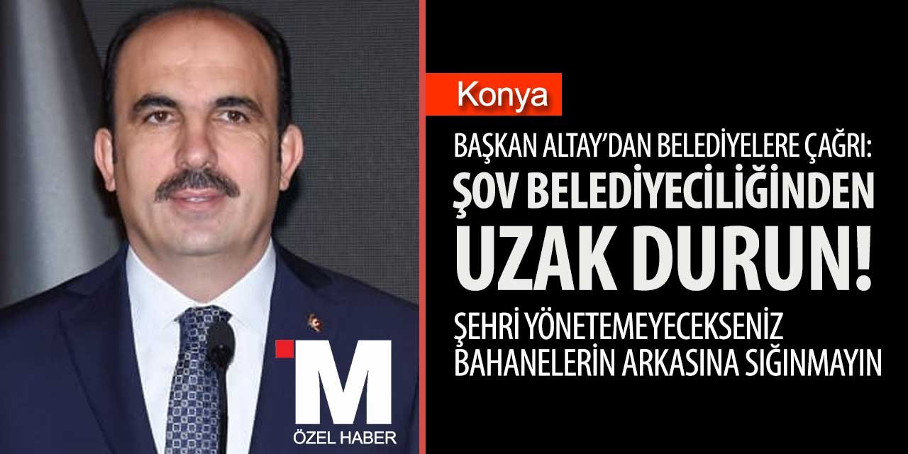 Başkan Altay'dan şov belediyeciliği yapanlara sert cevap! Yapamayacaksanız...