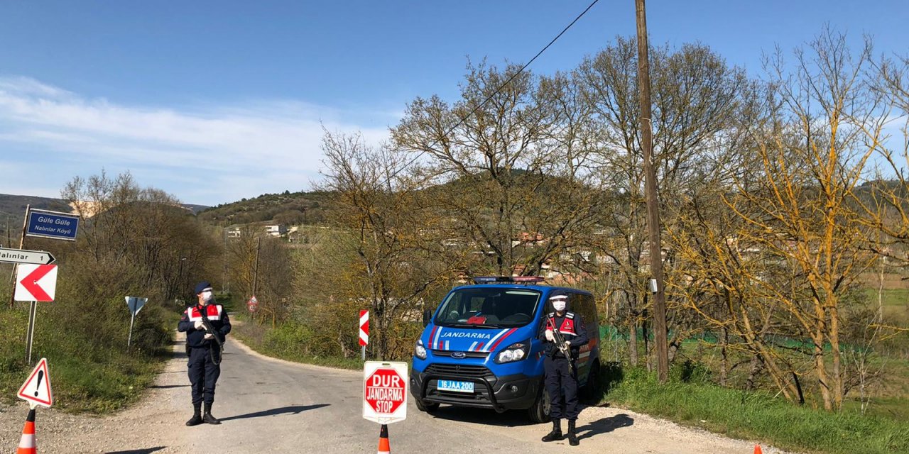 Nilüfer'de bir mahalle karantinada
