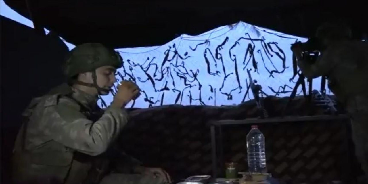 Suriye'deki Türk Askerinin İftar Görüntüleri