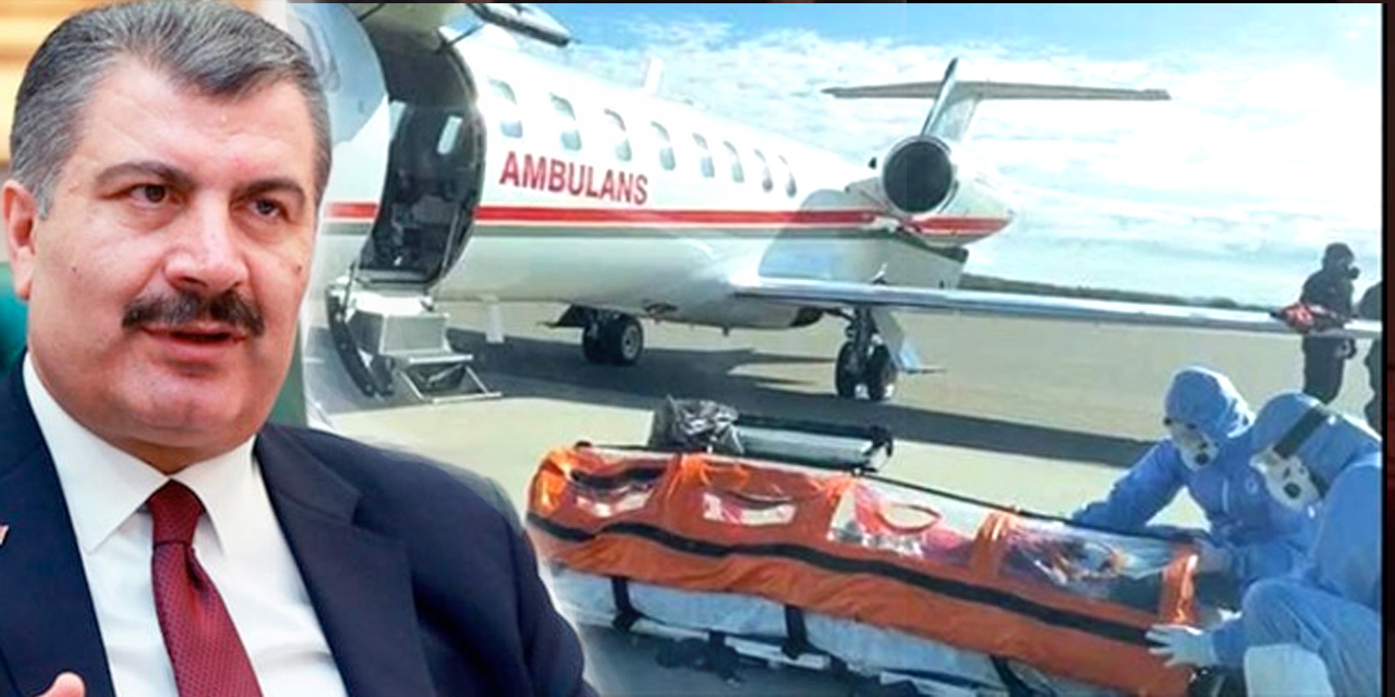 Bakan Koca'dan uçak ambulans açıklaması! 'Sadece filmlerde olmuyor'