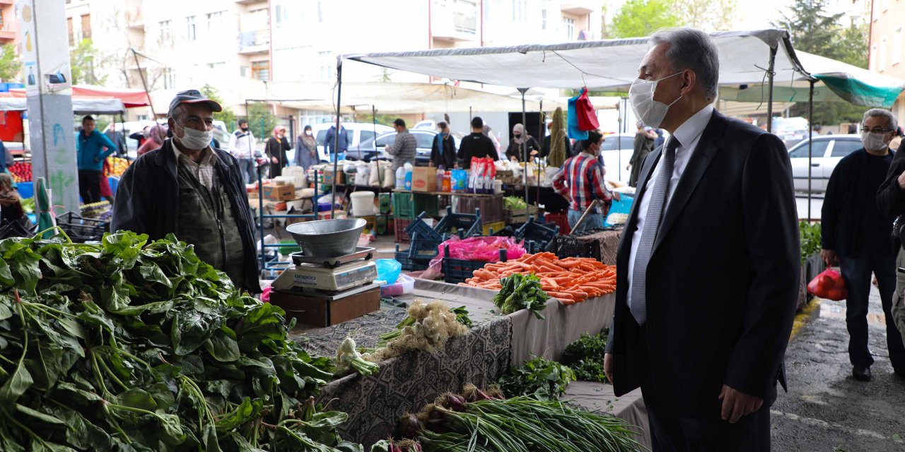 Konya Valisi Toprak, Çarşı Pazar Denetime Çıktı
