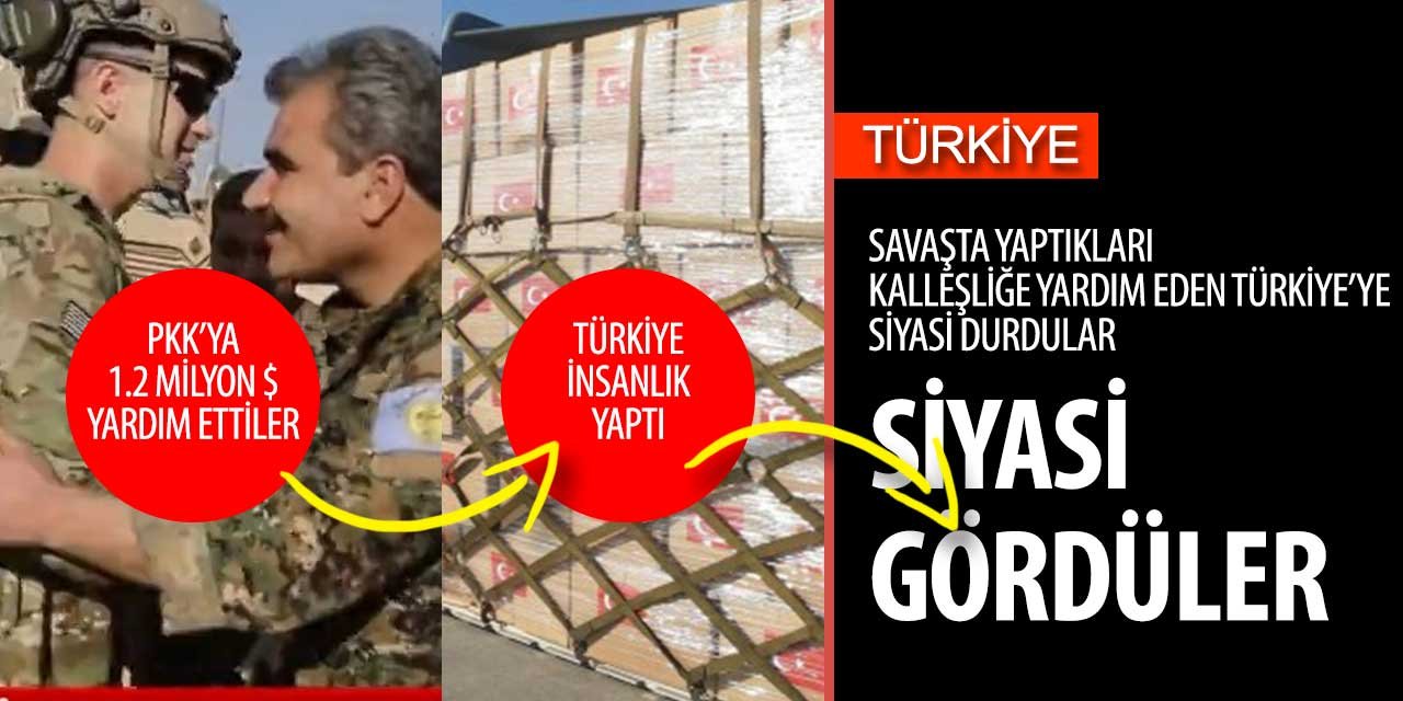 ABD Türkiye'nin yardımlarını siyasi karşıladı