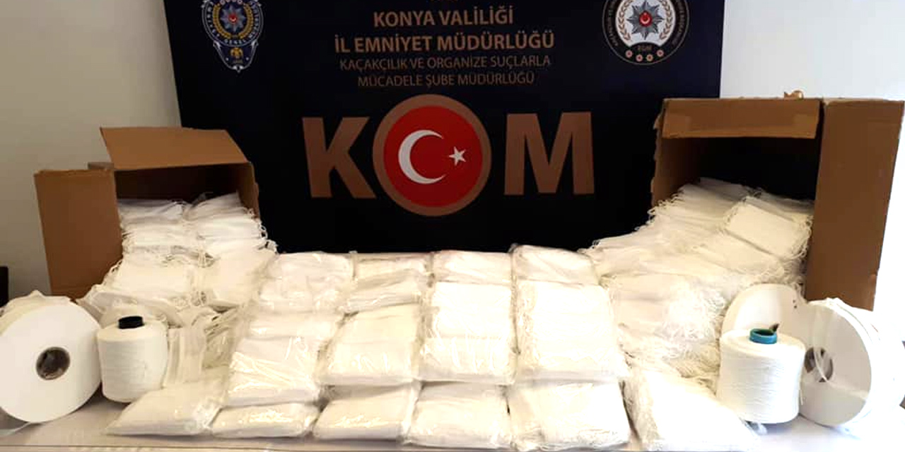 Konya'da 17 bin kaçak maske yakalandı