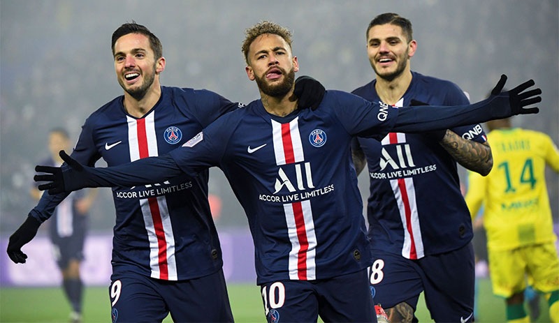 Fransa'da LFP Futbol Ligi bitirildi PSG şampiyon oldu