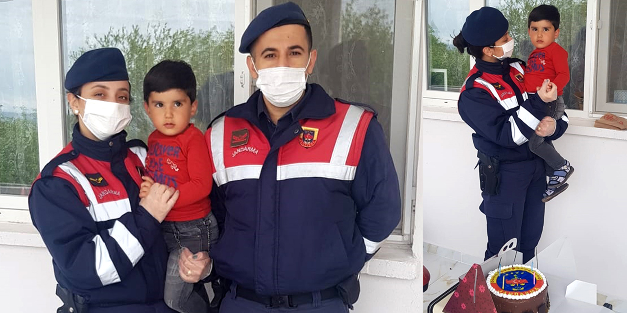 Konya'dan Elazığ'a jandarmalı doğum günü sürprizi