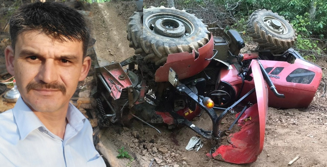 İşçi taşıyan traktör devrildi! 1 ölü, 2 yaralı