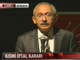 Kılıçdaroğlu'dan kısmi iptal yorumu